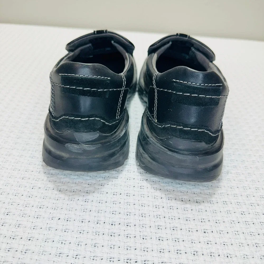 Clarks Gessler‎ Step Loafers Men Size 10 Black Leather Dress Shoes Classic